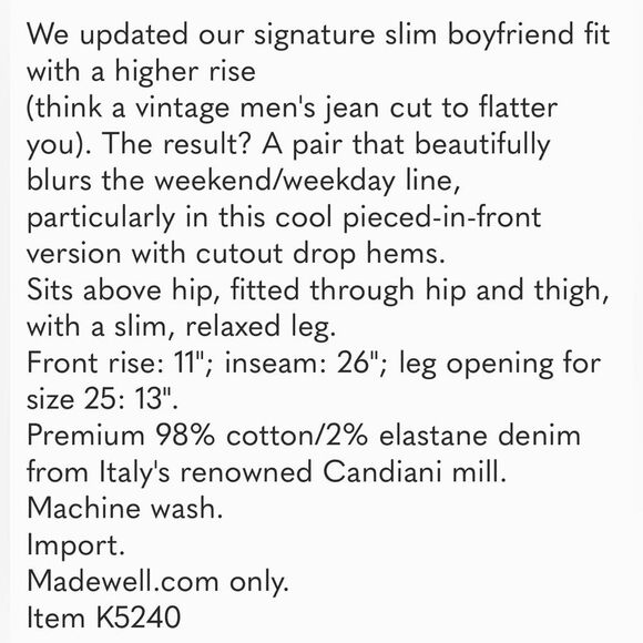 Madewell The High Ruse Boy Jeans: Seamed Edition - Picture 15 of 15
